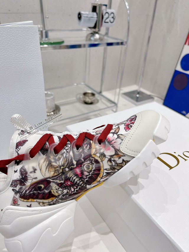 Dior迪奧老爹鞋2022新春最新兩色 限定版女士休閒運動鞋 dx2924